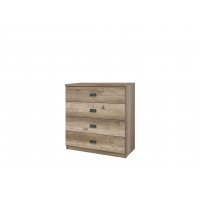 Comoda MALCOLM KOM4S/80-DAMO/SZW/DAMON